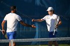 MTen vs Assumption  Wheaton College Men's Tennis vs Assumption College. - Photo by: KEITH NORDSTROM : Wheaton, Tennis